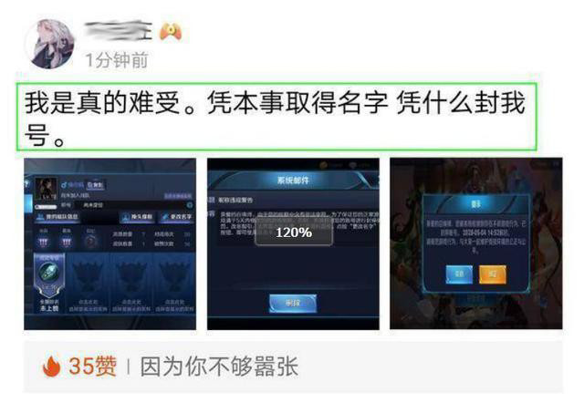 王者荣耀：嚣张ID被天美警告封号，愤怒投诉：我凭本事取ID！